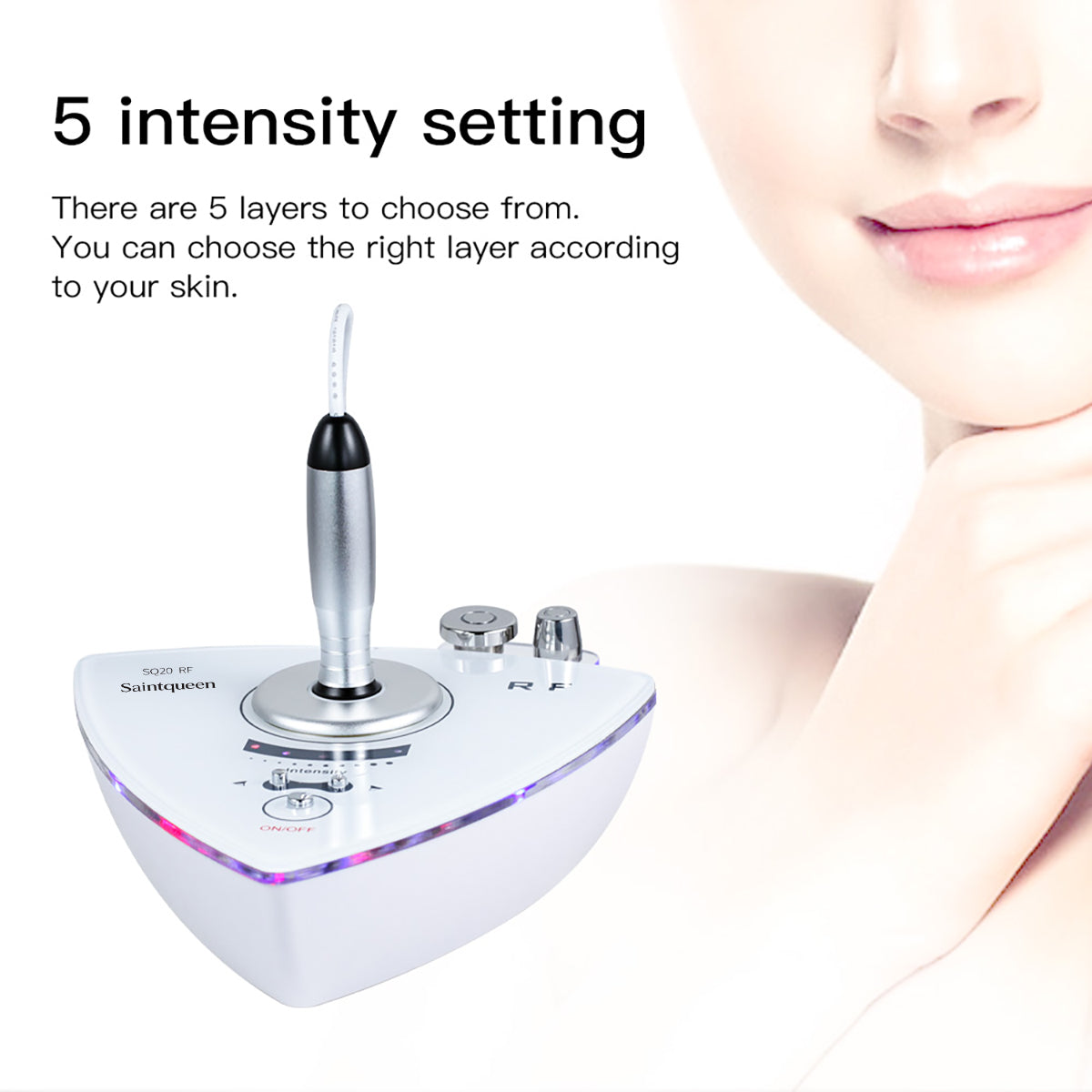 SQ20 RF Face & Body Device with 3 Interchangeable Probes