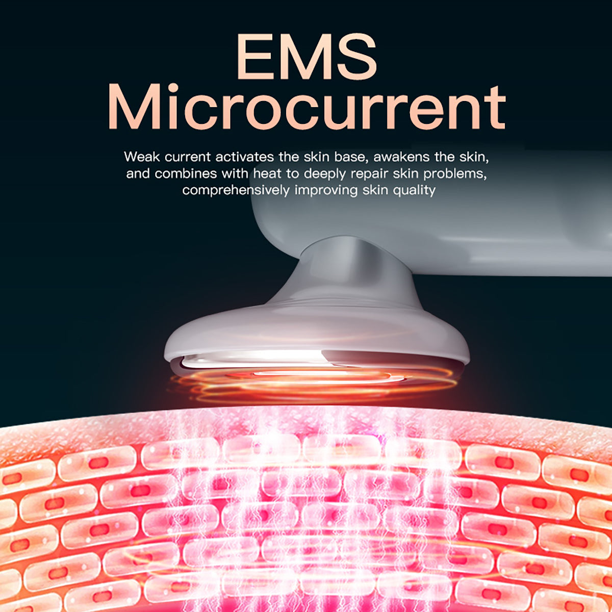 SQ133 RF & EMS Body Device with Red Light & Adjustable Heat