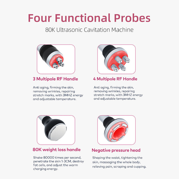 SQ148A Basic 4-in-1 80K Ultrasonic Cavitation & RF Machine