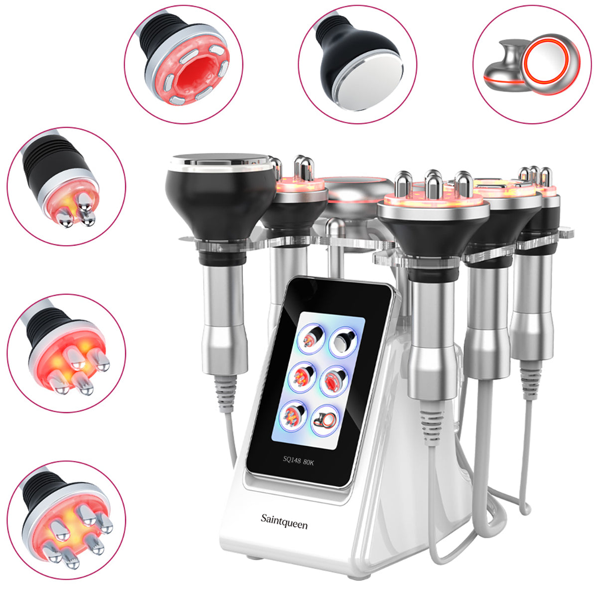SQ148B Pro 6-in-1 80K Ultrasonic Cavitation & RF Machine Main image
