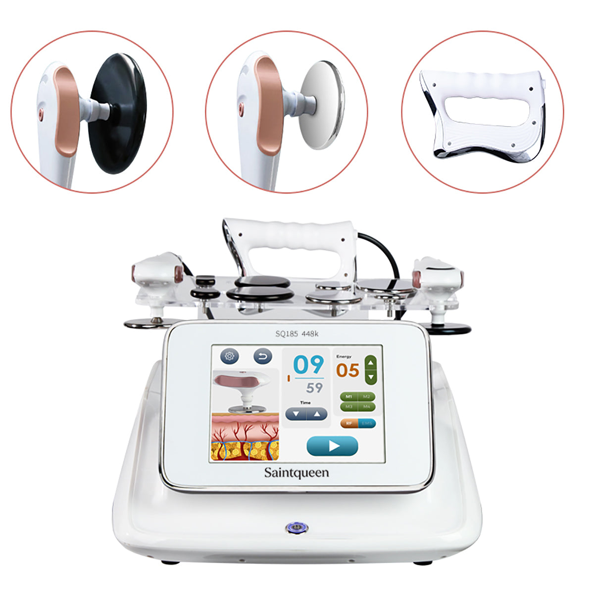 SQ185 448 kHz RF Beauty Device with CAP & RES Probes