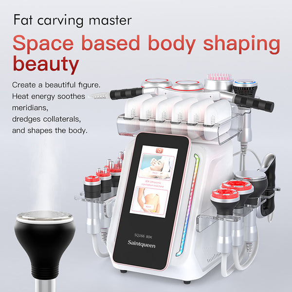 SQ166 Ultra 13-in-1 80K Ultrasonic Cavitation & RF Machine with Laser Board