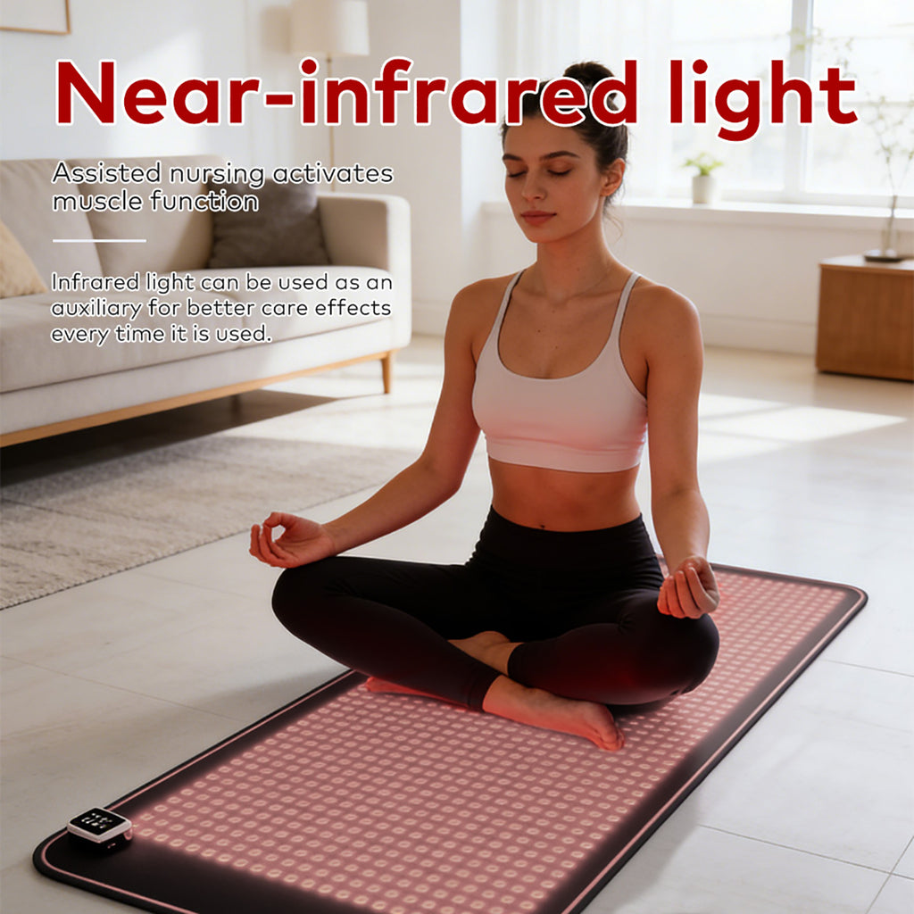 SQ190 1,344-LED Red, Green, Blue & Near-Infrared Light Therapy Mat