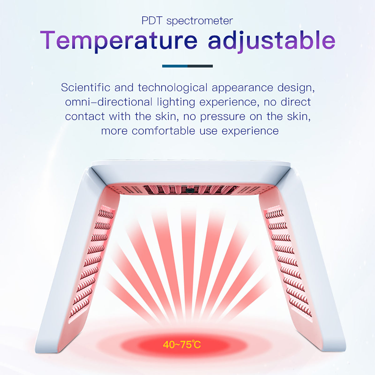 SQ49 Foldable LED Light Therapy Arch with Nano Mist & Warmth Secondary image