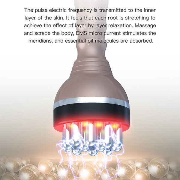 SQ68 Suction & Warming Body Massage Device with 4 Heads