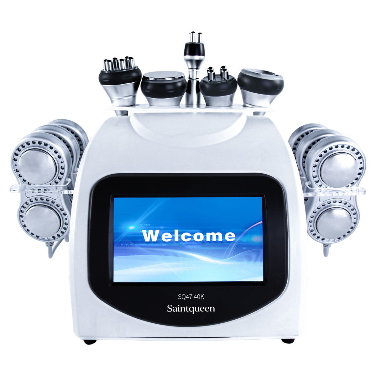 SQ47B Pro, 6in1 40K Cavitation Body Sculpting Device, Multi-Polar RF Vacuum EMS Laser for Body Contouring, Skin Smoothing & Face Skin Firming