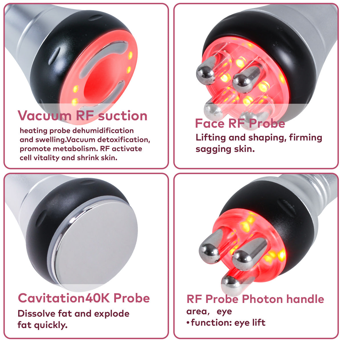SQ16B Basic 4-in-1 40K Ultrasonic Cavitation & RF Machine