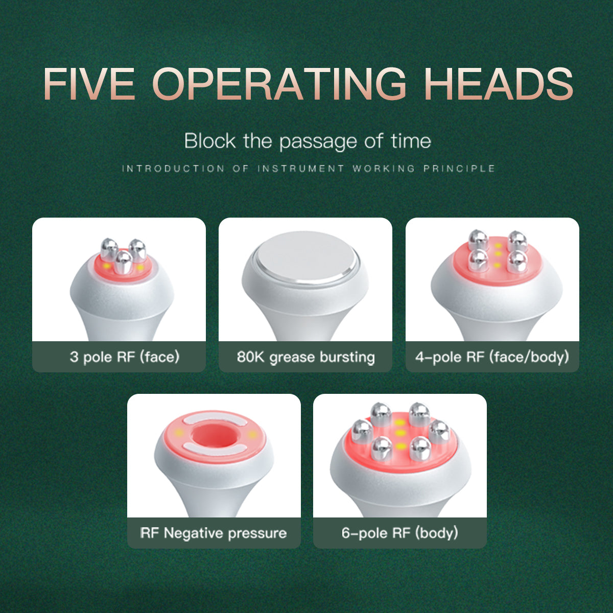SQ90A Pro 5-in-1 80K Ultrasonic Cavitation & RF Machine Secondary image