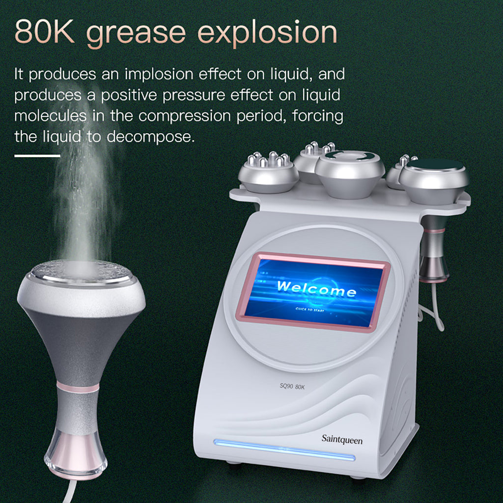 SQ90A Pro 5-in-1 80K Ultrasonic Cavitation & RF Machine