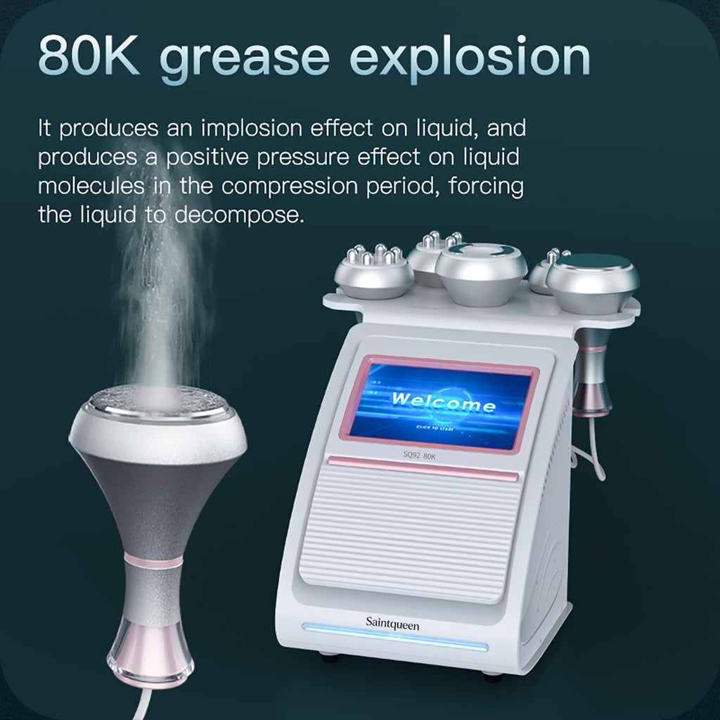 SQ92A Pro 5-in-1 80K Ultrasonic Cavitation & RF Machine