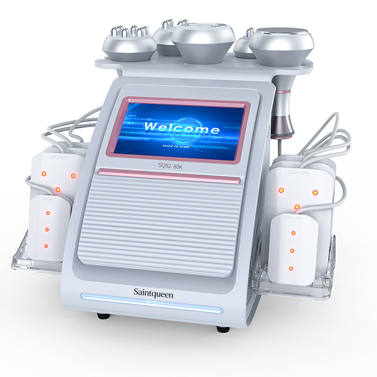 SQ92C Pro 6-in-1 80K Ultrasonic Cavitation & RF Machine with Laser Pads Main image