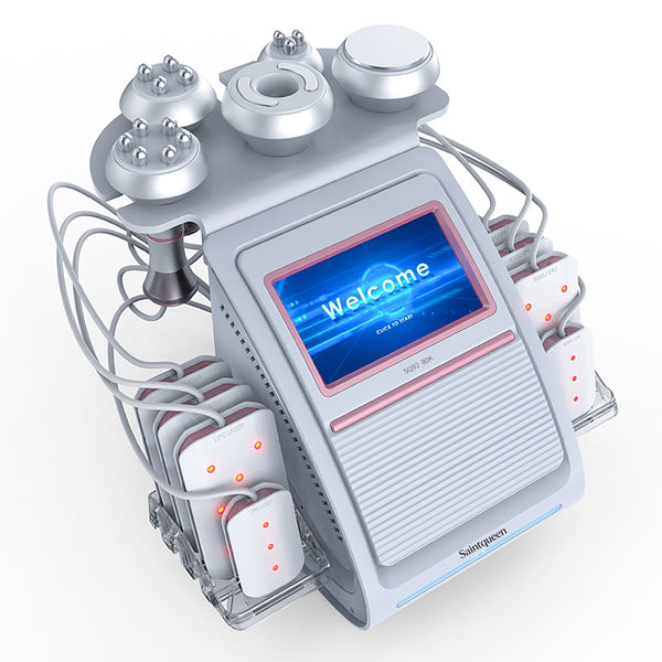 SQ92C Pro 6-in-1 80K Ultrasonic Cavitation & RF Machine with Laser Pads
