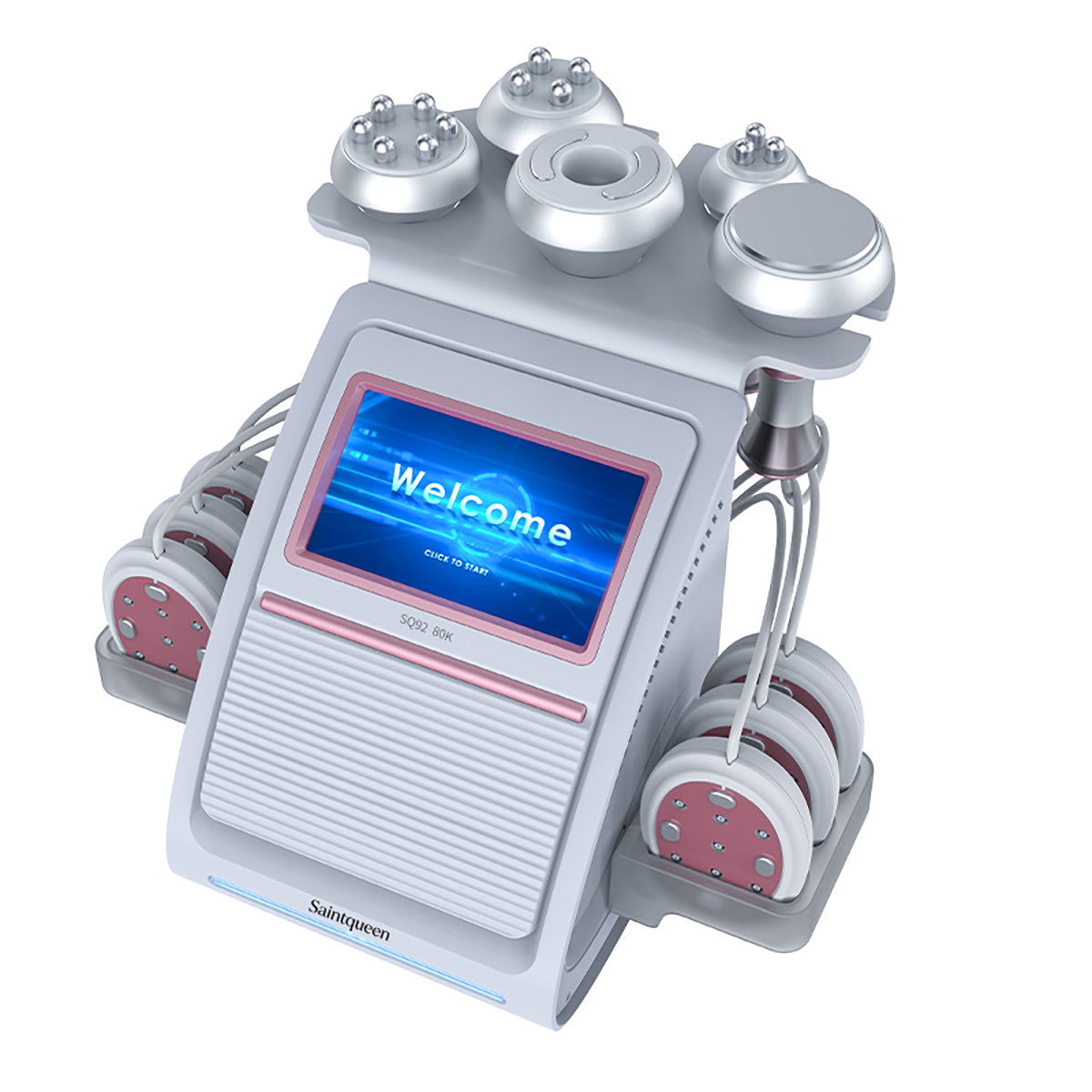 SQ92B Pro 6-in-1 80K Ultrasonic Cavitation & RF Machine with Laser + Microcurrent Pads Main image