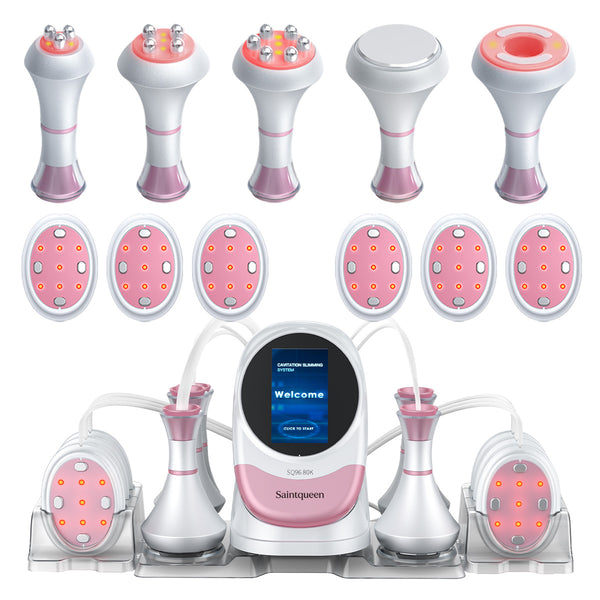 SQ96 Pro 6-in-1 80K Cavitation Machine with Oval Laser Pads