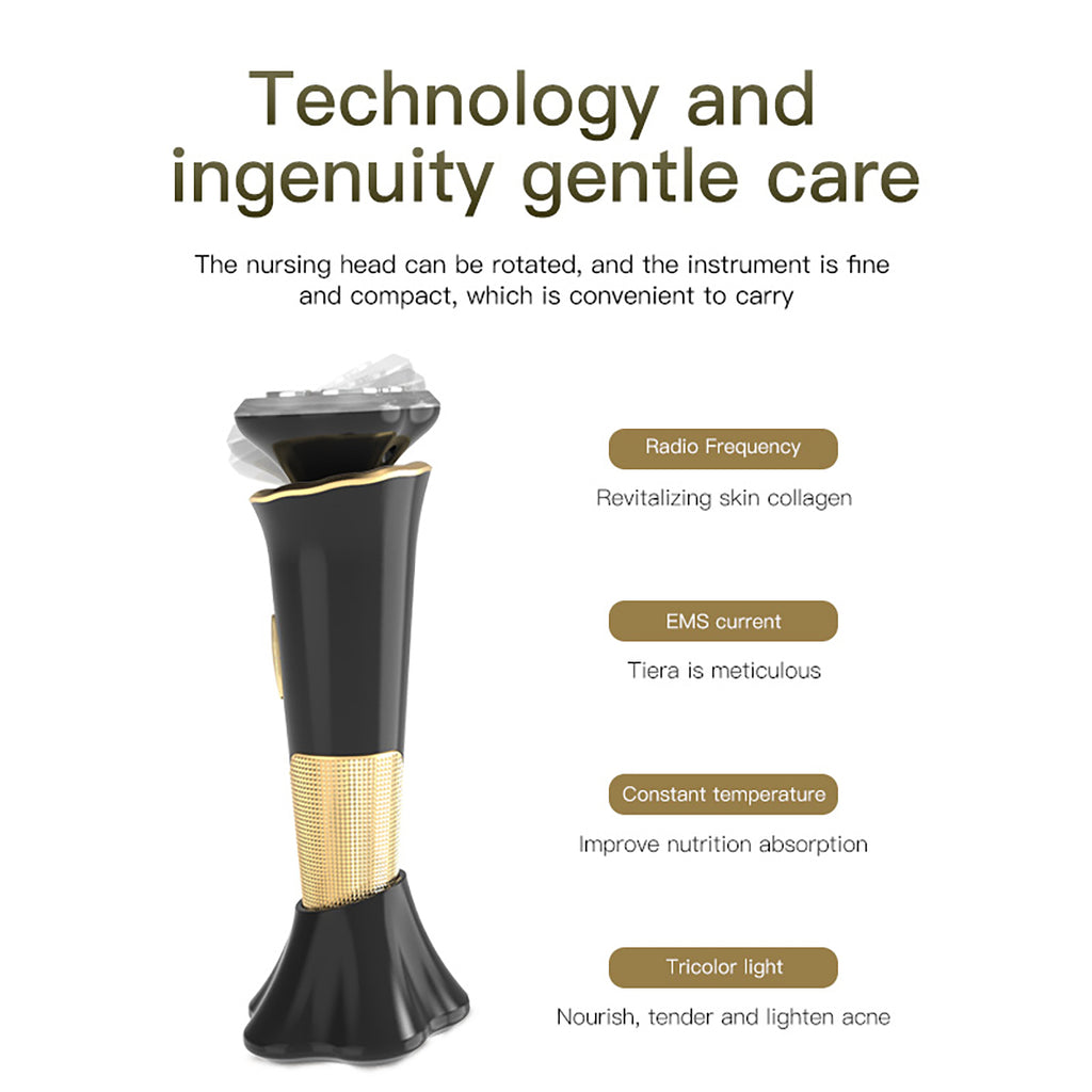 SQ39 Handheld RF & EMS Facial Device with LED Light