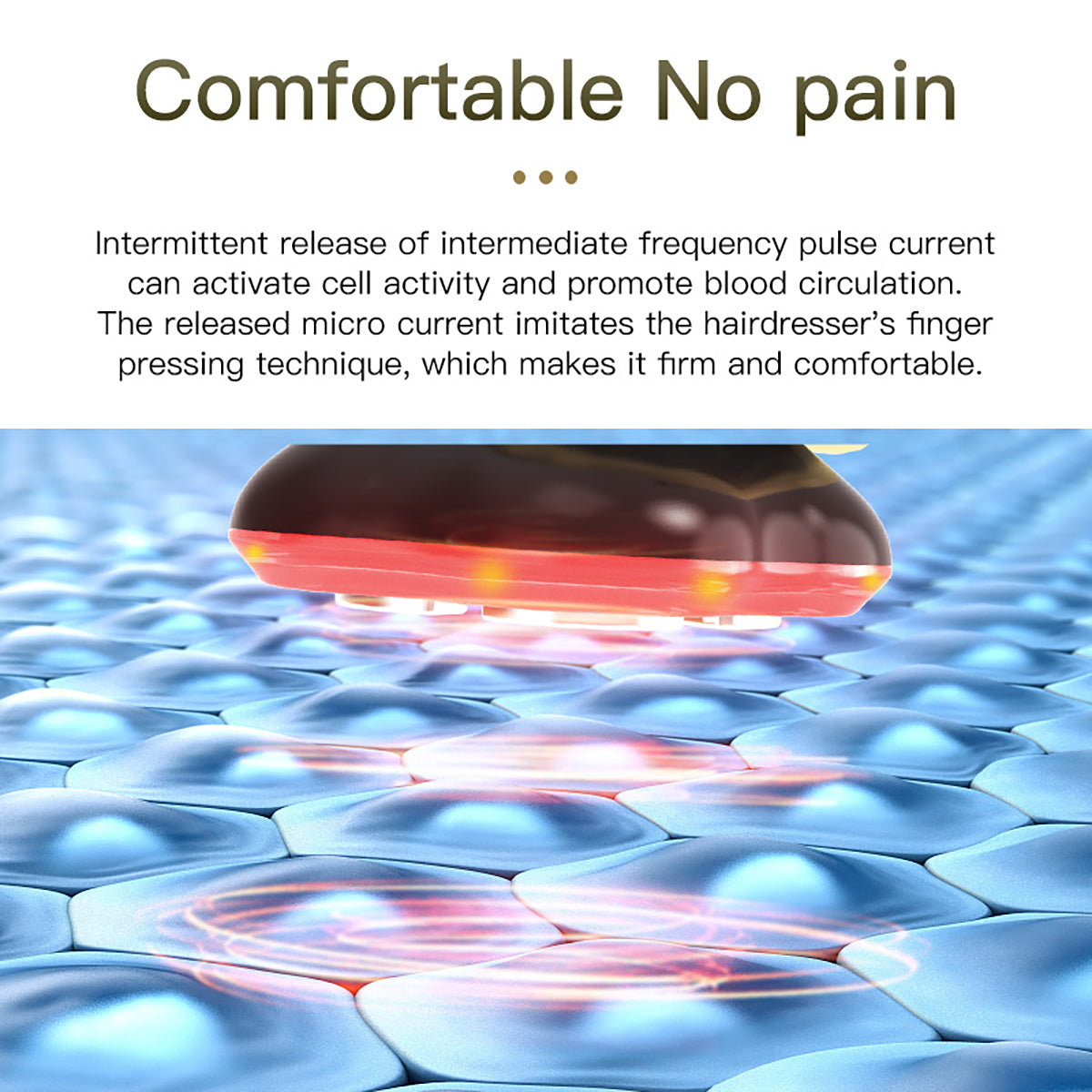 SQ39 Handheld RF & EMS Facial Device with LED Light