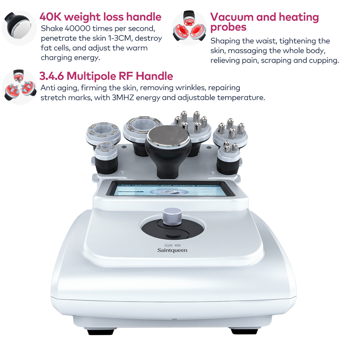 SQ41 7-in-1 40K Cavitation & RF Beauty Machine Secondary image