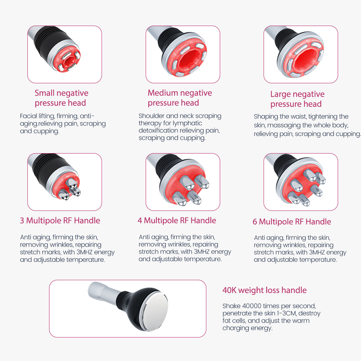 SQ41 7-in-1 40K Cavitation & RF Beauty Machine