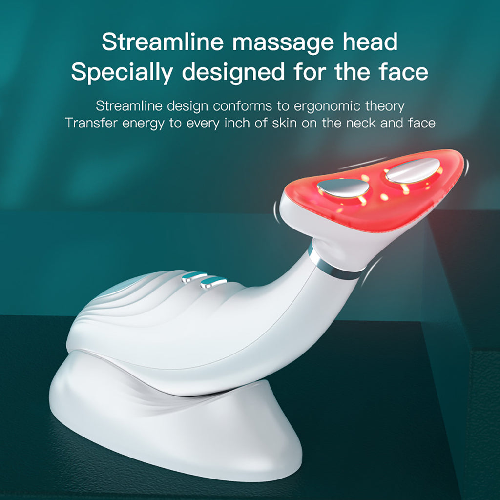 SQ106 EMS Neck & Face Beauty Device with LED Light
