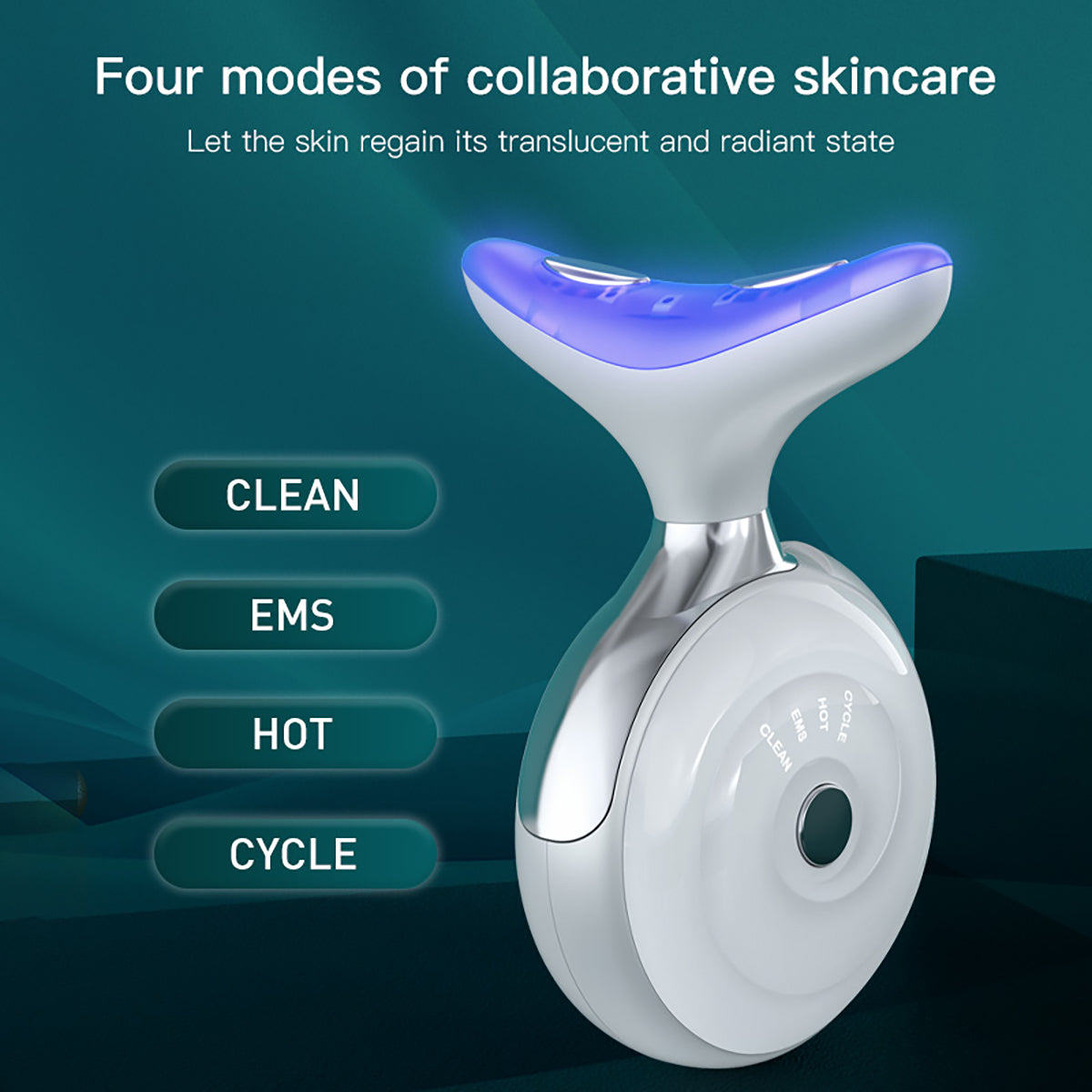 SQ108 EMS Facial Device with LED Light & Warmth