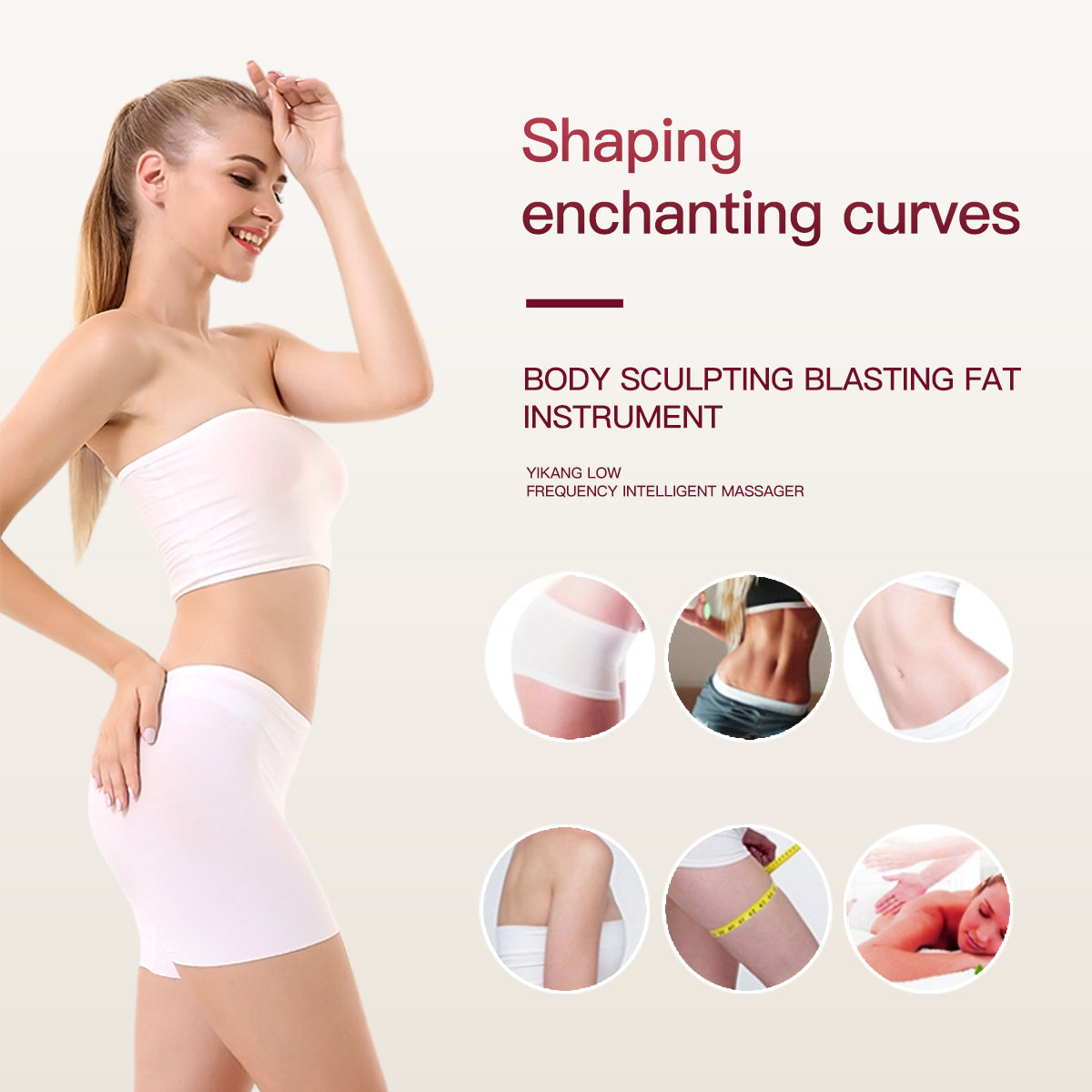 SQ146 Handheld 40K Cavitation Body Device with LED Light